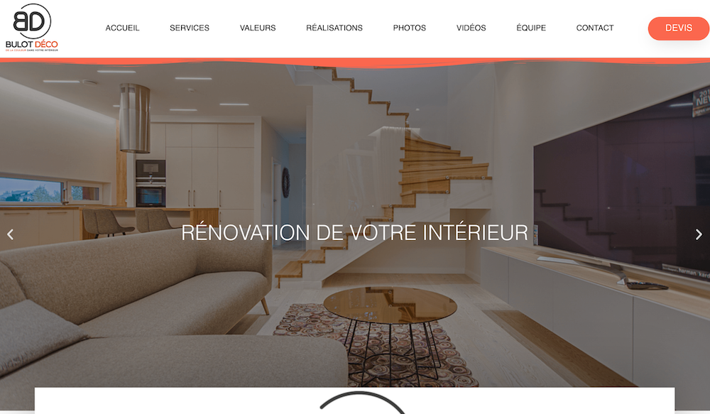 Aperçu du site BULOT DÉCO