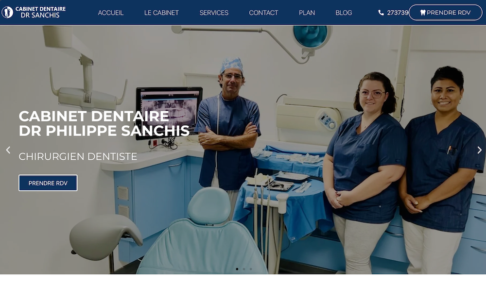 Aperçu du site DR SANCHIS